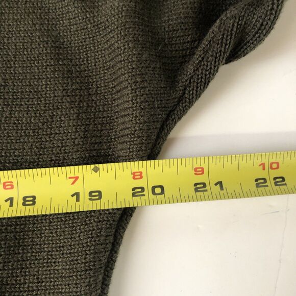 Michael Kors Women’s Knit Sweater Hunter Green Back Zipper Tag Size Medium - Picture 6 of 13